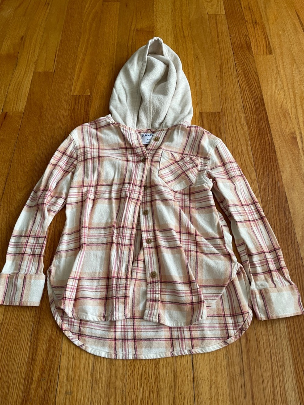 Girls Hooded Plaid
